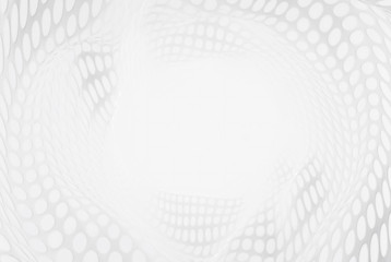 Obraz premium Abstrakcjonistyczny biały geometryczny tło. Renderowanie 3D