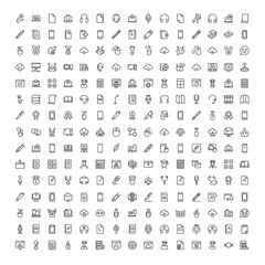 Flat icon set