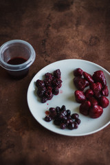 frutos rojos para cake