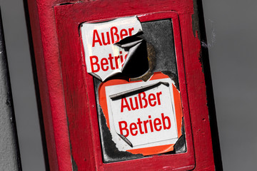 Fototapeta premium Außer Betrieb