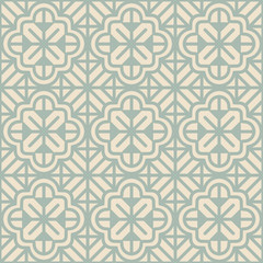 Antique seamless background Curve Cross Geometry Frame Line Flower