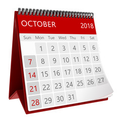 3d isolated calendar