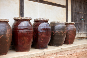 Crocks. Korean Folk Village in the city of Yongin, South Korea.
