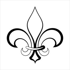 Fleur De Lis, Fleur-De-Lys Or Flower-De-Luce, The Decorative Stylized Lily © Aayam 4D