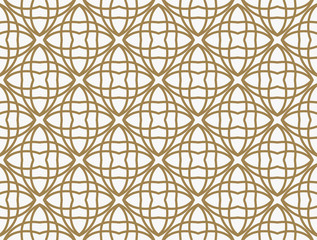 Fototapeta premium Modern Luxury geometrical ornaments with lines seamless patterns background