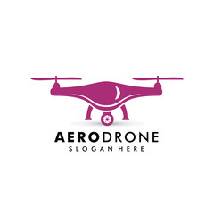 drone logo template vector icon. photography drone vector. quadcopter vector icon
