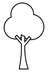 tree plant isolated icon vector illustration design