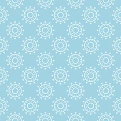 Fototapeta premium Light blue geometric design. Seamless pattern