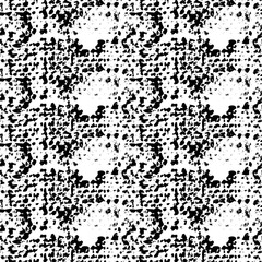 Black and White Seamless Grunge Dust Messy Pattern