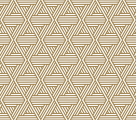 Modern Luxury stylish geometric textures with lines seamless patterns