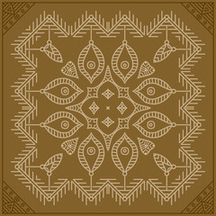 Folk, Tribal Design, Motif, Wall Painting