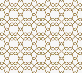 Modern Luxury geometrical ornaments with lines seamless patterns background