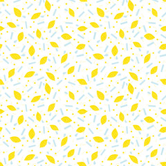 Lemon background. Seamless pattern.Vector. レモンのパターン
