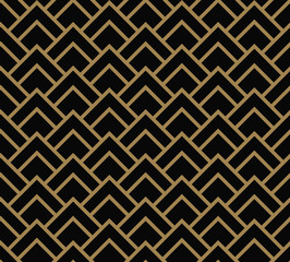 Modern Luxury stylish geometric textures with lines seamless patterns