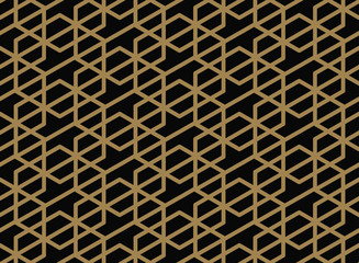 Modern Luxury stylish geometric textures with lines seamless patterns
