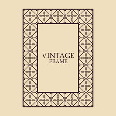 Obraz premium Vintage ornamental frame