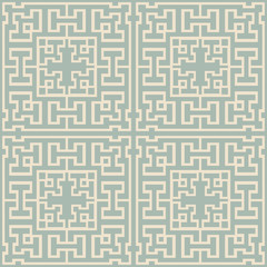 Antique seamless background Square Geometry Cross Tracer Frame