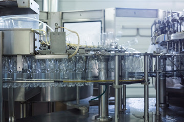 Drink water production line in industry