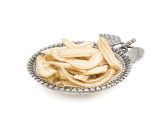 Banana Chips Popular Deep Fried Tea Time Snack Also Know As Most Famous South Indian Snack And Banana chips are commonly found in India and Indonesia.