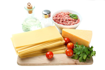 Products for cooking lasagna