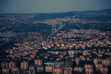 Istanbul from highest building in Europe