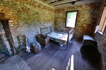 Slave accommodation at an old plantation in South Carolina