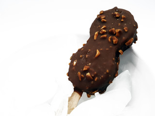 Eis badet auf Eis