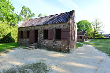 Fototapeta na wymiar Slavery Accommodation from the time of the American civil war in Charleston, South Carolina