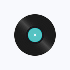 Obraz premium Vinyl Record Vector Icon