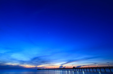 Obraz na płótnie Canvas Beautiful sky on twilight time 