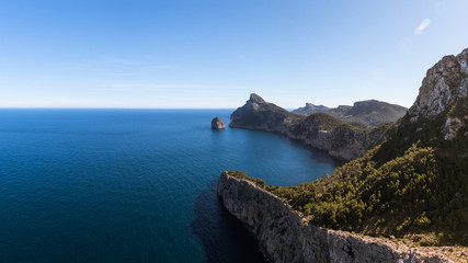 Fototapeta na wymiar Mallorca - Mirador Es Colomer - Cap de Formentor
