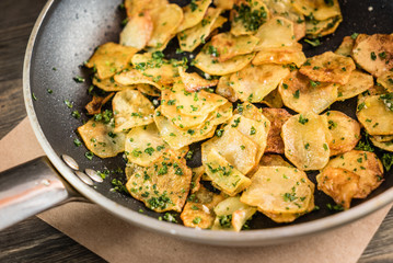 fried potatoes