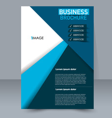 Abstract flyer design background. Brochure template. For magazine cover, business mockup, education, presentation, report. Vector illustration.