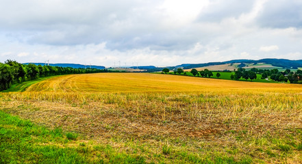 Obraz premium Landscape view and the mountains at the background.