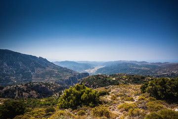 Beautiful greek mountains