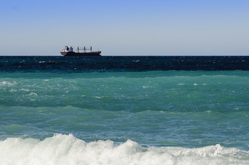 Cartagena in Spain. Boat