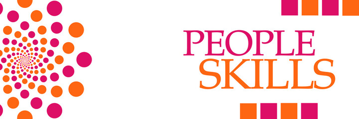 People Skills Pink Orange Dots Horizontal
