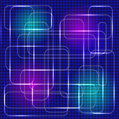 Abstract neon pattern. Vector illustration EPS10
