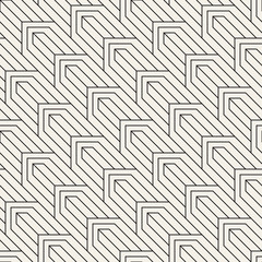 Vector seamless pattern. Modern stylish abstract texture. Repeating geometric tiles..