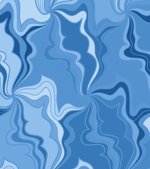 Vector wave background of doodle hand drawn lines