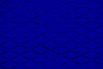 Fototapeta na wymiar Blue rhombus metal texture