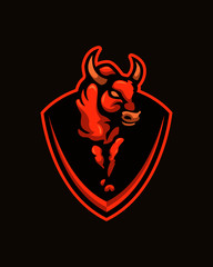 Bull Badge Design