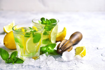 Homemade summer lemonade.