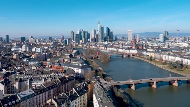 Frankfurt am Main Skyline Time-Lapse 4K