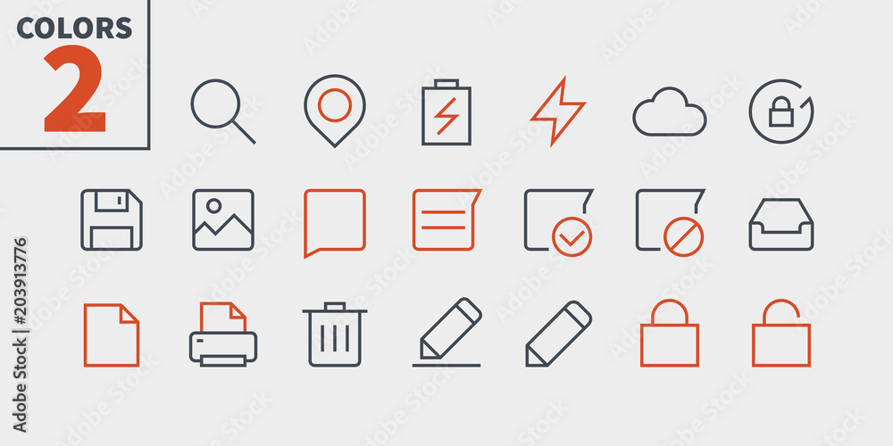 Poster settings ui pixel perfect well-crafted vector thin line icons 48x48 ready for 24x24 grid for web gra