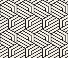 Vector seamless pattern. Modern stylish abstract texture. Repeating geometric tiles