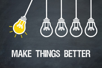 Make things better / Lampen / Konzept