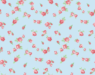 Fototapeta premium Shabby Chic pattern with roses