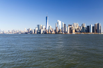 Fototapeta premium New York, Lower Manhattan skyline