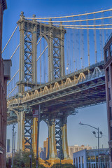 Obraz premium Nowy Jork, Manhattan Bridge